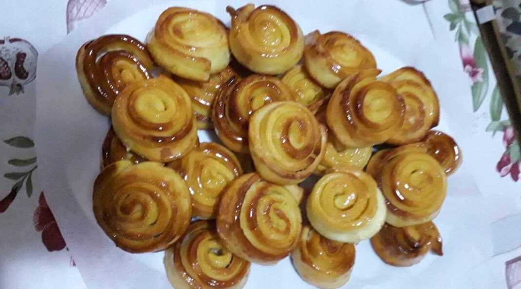 Καραμελωμένα κουλουράκια λεμονιού