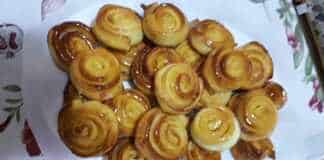 Καραμελωμένα κουλουράκια λεμονιού