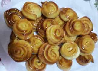 Καραμελωμένα κουλουράκια λεμονιού