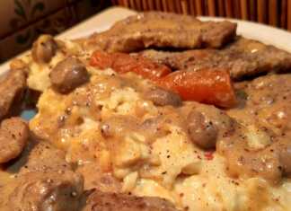 χοιρινό κατσαρόλας με μανιτάρια