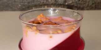 δίχρωμο ζελέ με γιαούρτι