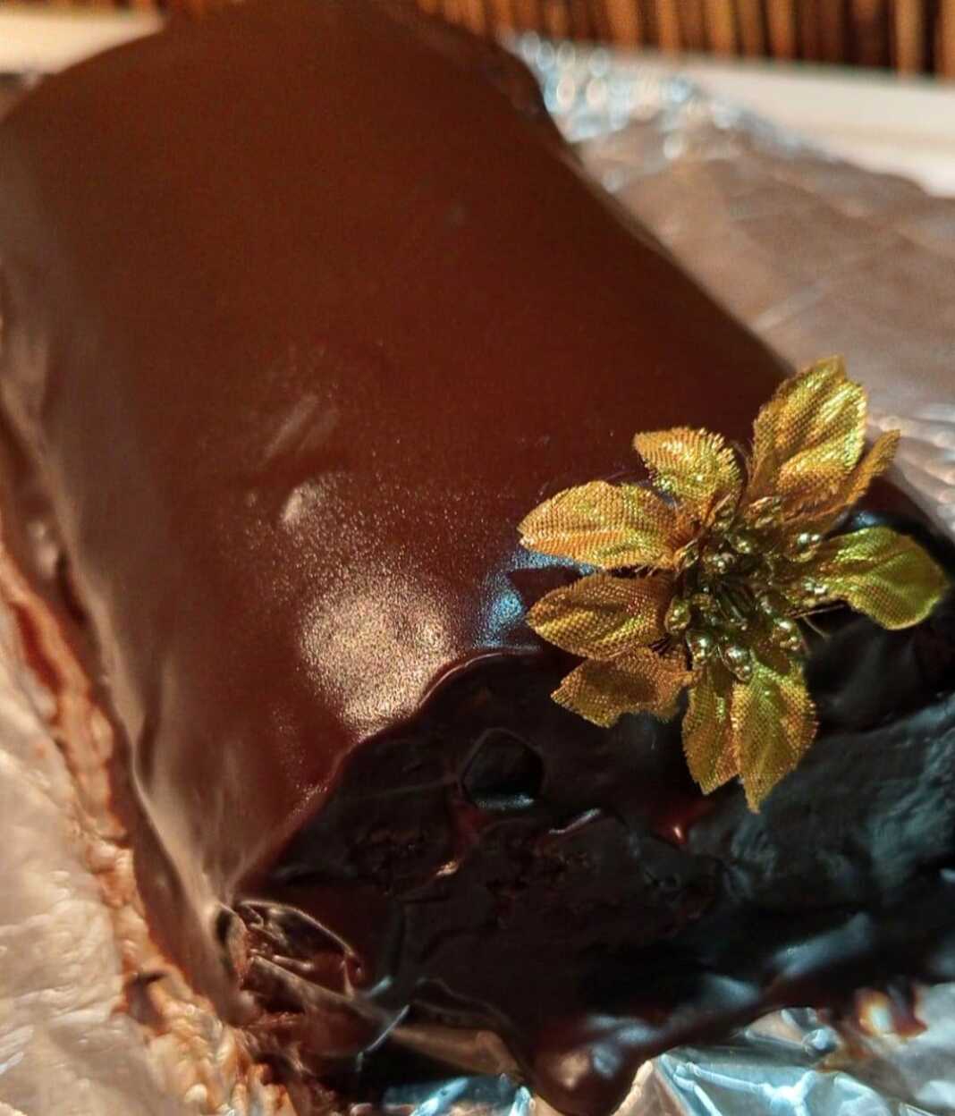 Κορμός με κρέμα σοκολάτας