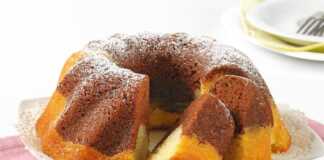 δίχρωμο κέικ