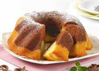 δίχρωμο κέικ