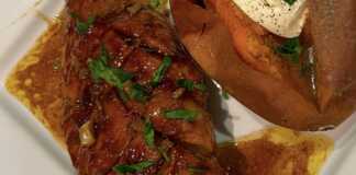 Φιλέτο κοτόπουλο με σκόρδο και μέλι