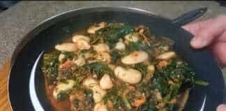 Γίγαντες με σπανάκι στο φούρνο