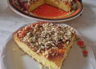 Κέικ καραμέλας με πορτοκάλι