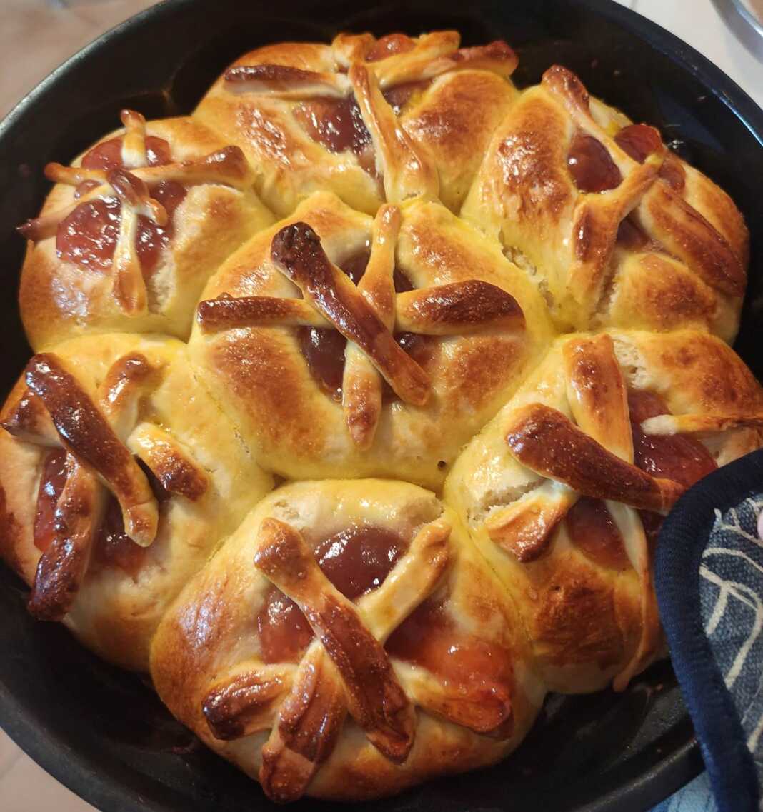 Κέικ με μαρμελάδα αφράτο σαν σύννεφο