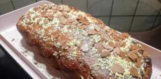 νηστίσιμο κέικ μελομακάρονο