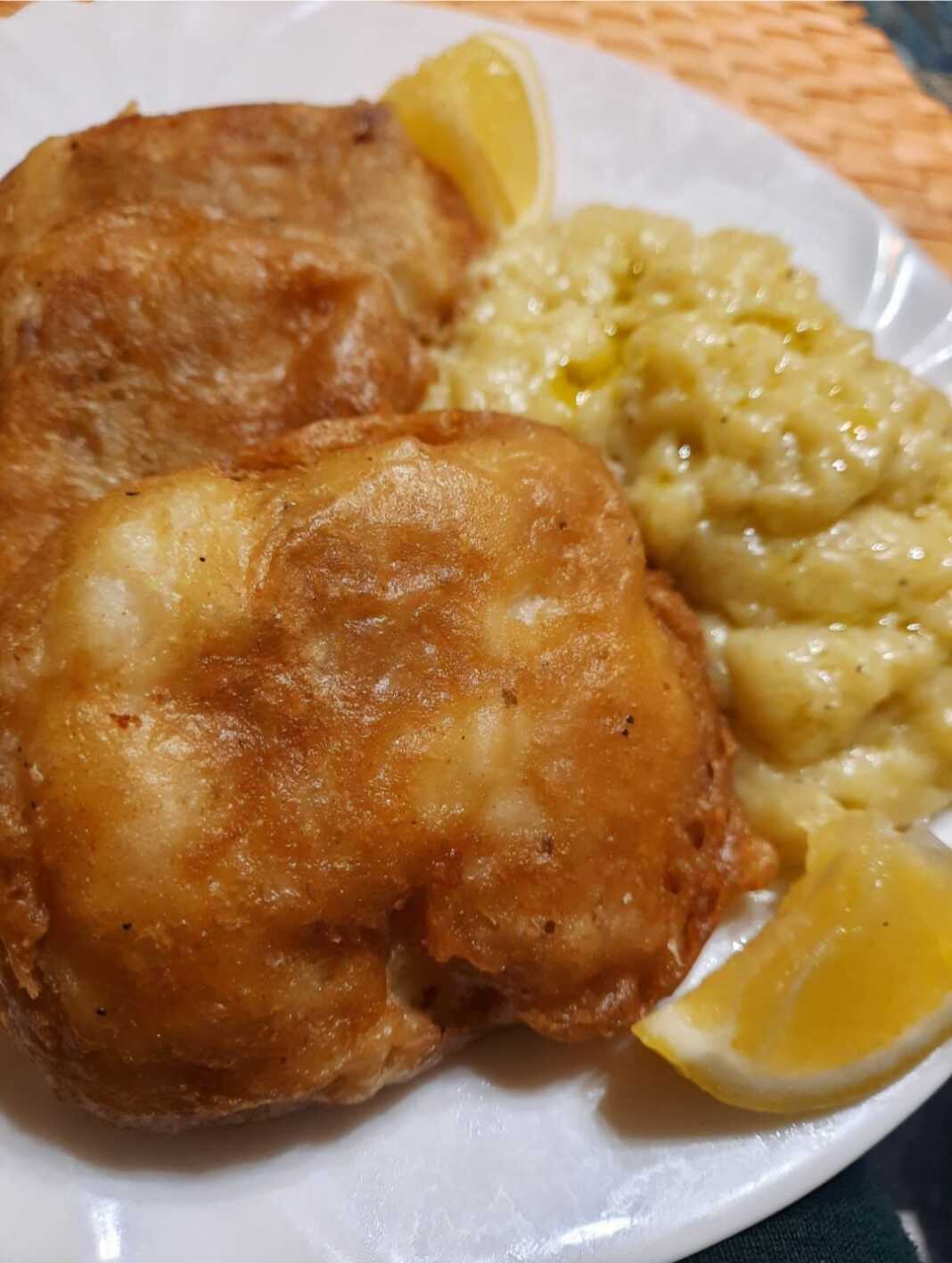 Μπακαλιάρος σε Κουρκούτι Μπύρας