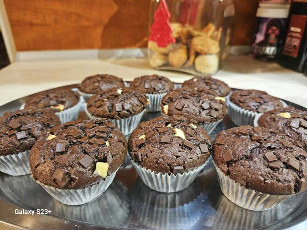Muffins σοκολάτας