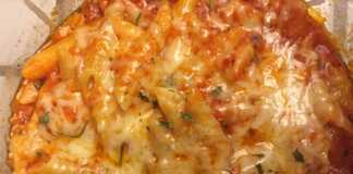 Πέννες στο φούρνο με 3 τυριά