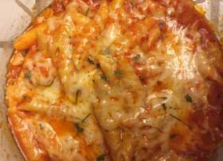 Πέννες στο φούρνο με 3 τυριά