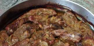 ψητό χοιρινό μαριναρισμένο