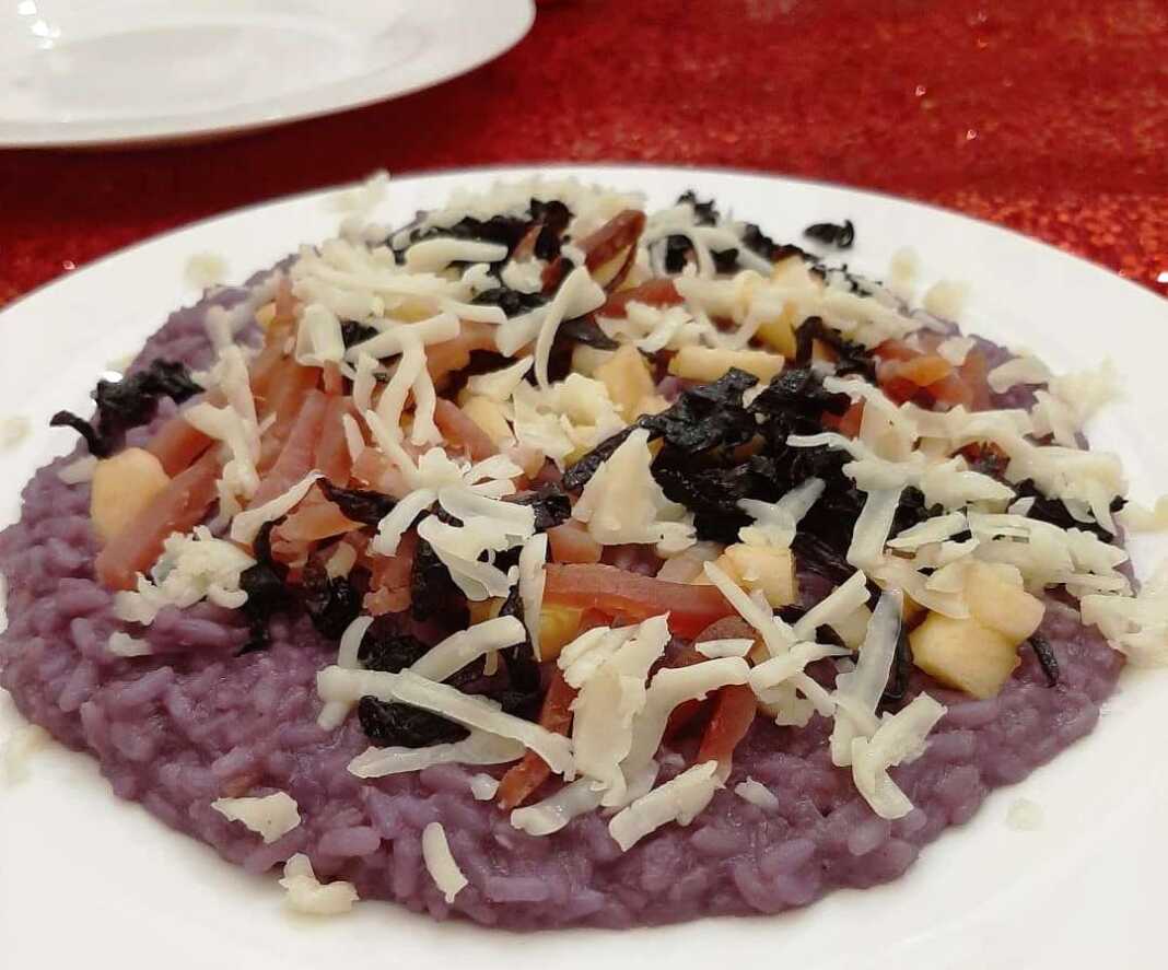 Ριζότο με κόκκινο λάχανο