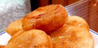 Τηγανίτες με μέλι και κανέλα