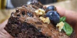 Μπράουνις χωρίς αλεύρι και ζάχαρη