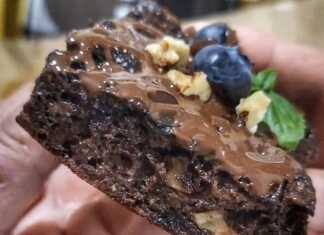 Μπράουνις χωρίς αλεύρι και ζάχαρη