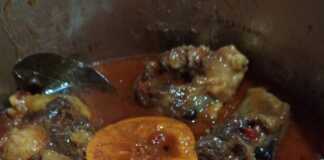 Ουρά μοσχάρισια κοκκινιστή