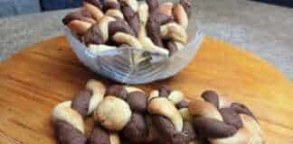 Δίχρωμα κουλουράκια πορτοκαλιού