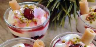 γλυκάκι με μπισκότο κρέμα και μαρμελάδα