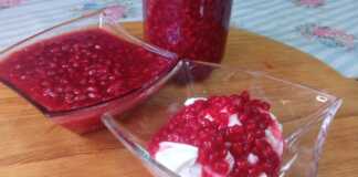 γλυκό του κουταλιού με ρόδι