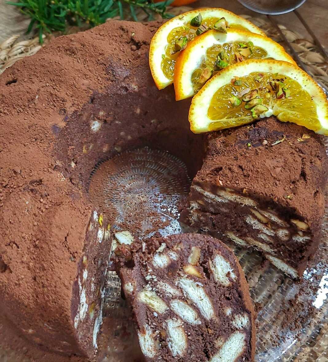 Κέικ μπισκότων χωρίς ψήσιμο