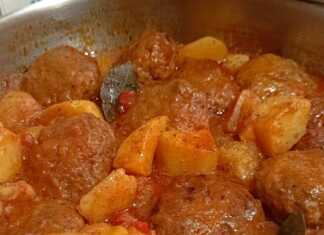 Κεφτέδες με Πατάτες Γιαχνί