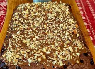 Κέικ σοκολάτας με μανταρίνι