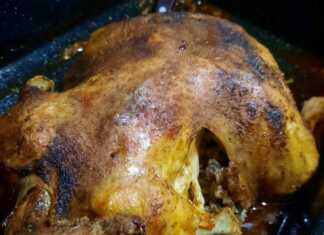 Κοτόπουλο Γεμιστό με Μανιτάρια και Κάστανα