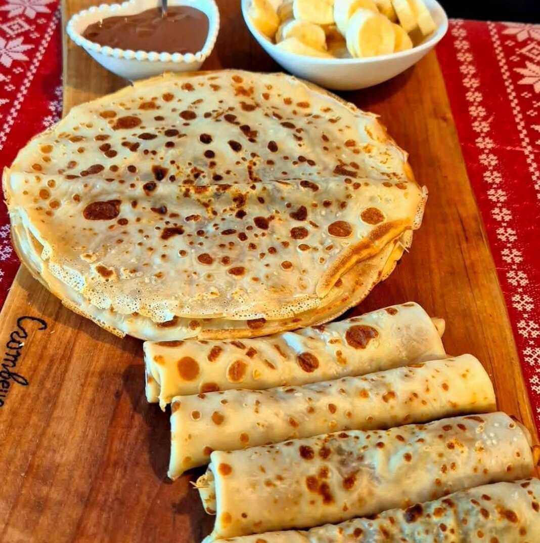 krepes me sokolata Κρέπες με σοκολάτα και μπανάνες