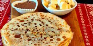 Κρέπες με σοκολάτα και μπανάνες