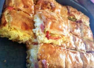 μακαρονοπίτα με σφολιάτα