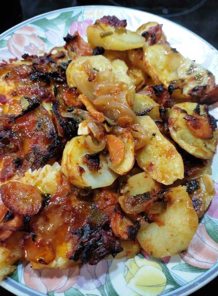 mpakaliaros pastos plaki Μπακαλιάρος παστός πλακί