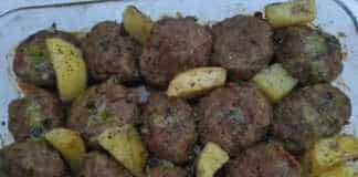 Μπιφτέκια στο φούρνο με πατάτες