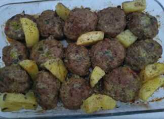 Μπιφτέκια στο φούρνο με πατάτες