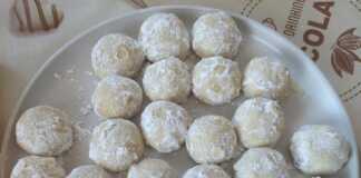 μπισκότα χιονόμπαλες