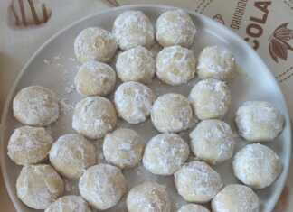 μπισκότα χιονόμπαλες