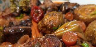 Μπριάμ με χοιρινά μπριζολάκια