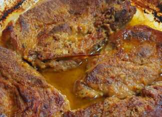 Χοιρινές μπριζόλες λαιμού λεμονάτες