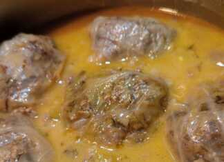 Λαχανοντολμάδες με λάχανο τουρσί