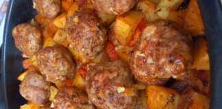 μπιφτέκια με πατάτες στο φούρνο