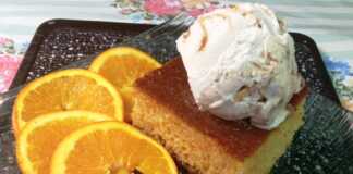 Σιροπιαστή Πορτοκαλόπιτα