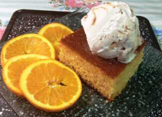 Σιροπιαστή Πορτοκαλόπιτα