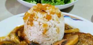 Ψαρονέφρι με μανιτάρια