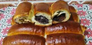 Αφράτα ψωμάκια με τρεις γεμίσεις ψωμάκια γεμιστά