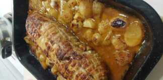 Ρολό Κοτόπουλο με Πατάτες Baby