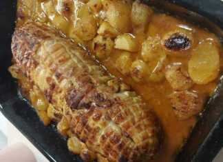 Ρολό Κοτόπουλο με Πατάτες Baby