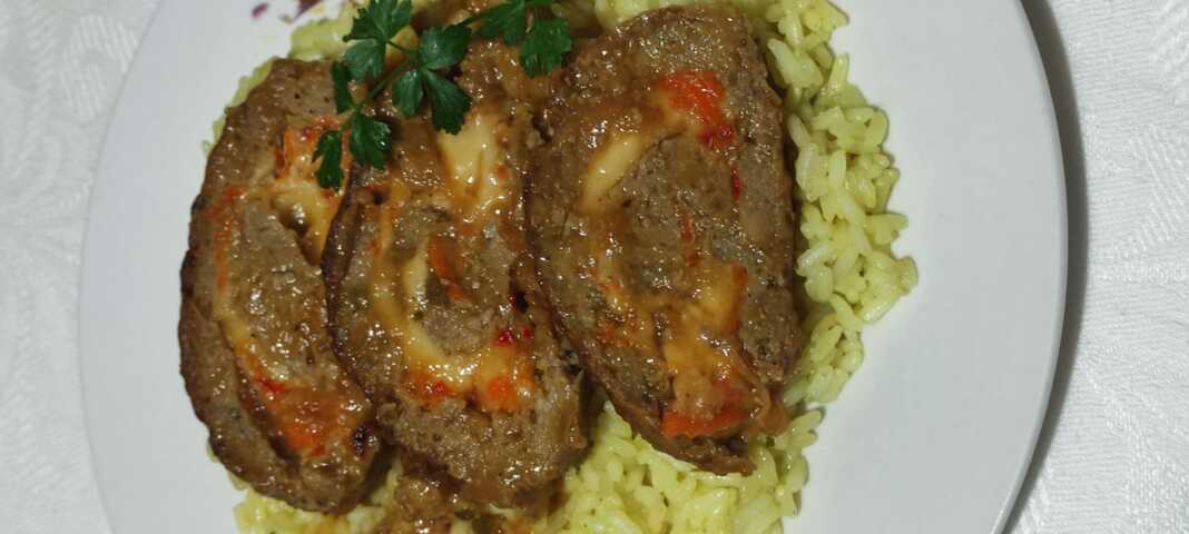 ρολό κιμά γεμιστό