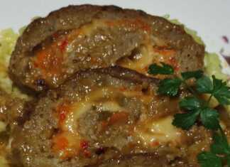 ρολό κιμά γεμιστό